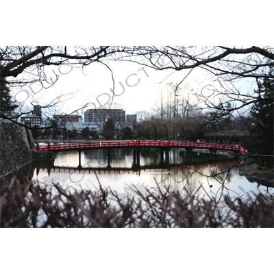 Bridge at Matsumoto Castle in Matsumoto