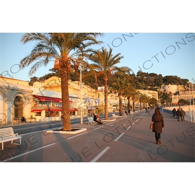 Boulevard along the Seafront in Nice