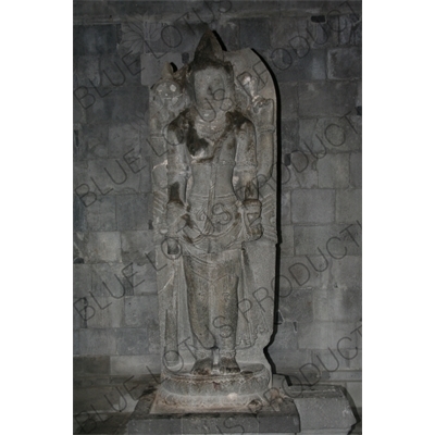 Statue inside a Building at Prambanan Temple Compound near Yogyakarta