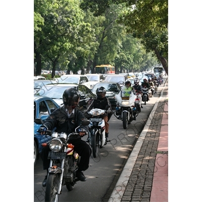 Traffic Jam in Jakarta