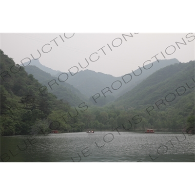 Reservoir at the Huanghua Cheng Section of the Great Wall of China (Wanli Changcheng) near Beijing