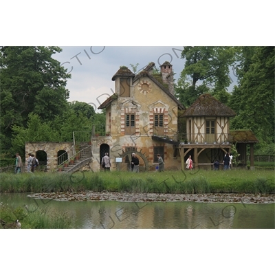 'the Mill' (Moulin) in the Queen's Hamlet (Hameau de la Reine) in the Gardens of Versailles at the Palace of Versailles (Château de Versailles) in Versailles