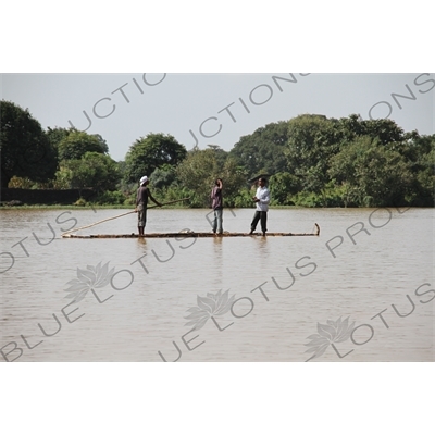 Boat on Lake Tana