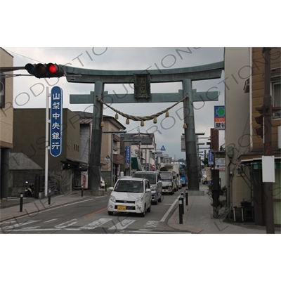 Torii in Fujiyoshida