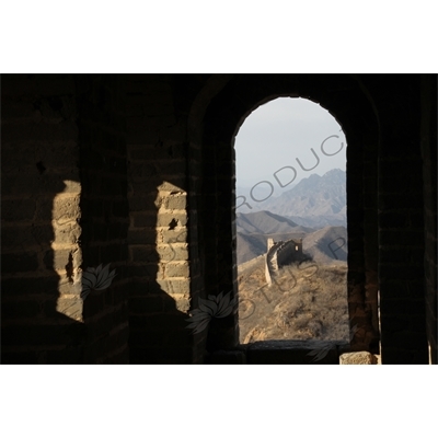 Black Building/Tower (Heilouzi) on the Jinshanling Section of the Great Wall of China