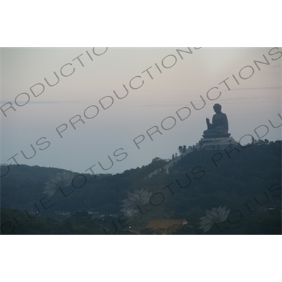 Big Buddha (Tiantan Da Fo) Statue on Lantau in Hong Kong