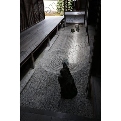 Tokekiko Rock Garden in Ryogen-in in the Daitoku-ji Complex in Kyoto