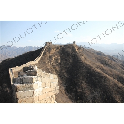 Black Building/Tower (Heilouzi) and the Five Eye/Hole Building/Tower (Wu Yan Lou) on the Jinshanling Section of the Great Wall of China