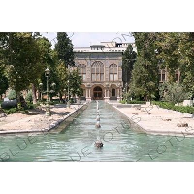 Fountains at the Golestan Palace in Tehran