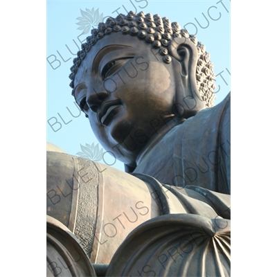 Big Buddha (Tiantan Da Fo) Statue on Lantau in Hong Kong