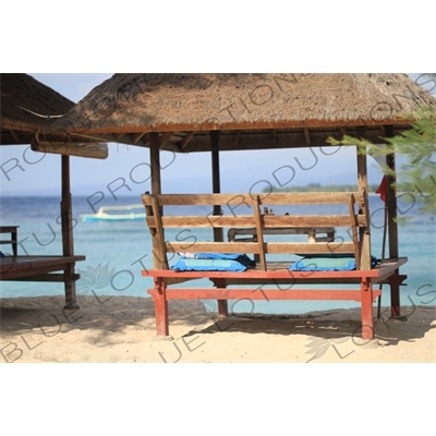 Beach Restaurant on Gili Meno