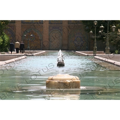 Fountains at the Golestan Palace in Tehran