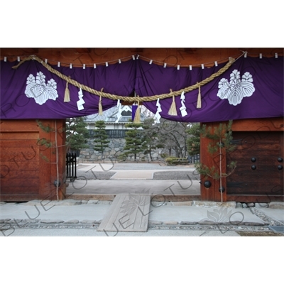 Gate at Matsumoto Castle in Matsumoto