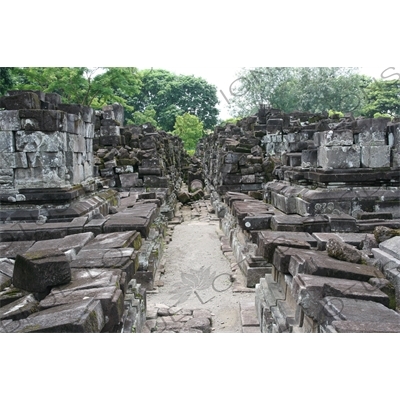 Building at Prambanan Temple Compound near Yogyakarta