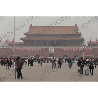 Gate of Heavenly Peace (Tiananmen) in Tiananmen Square in Beijing