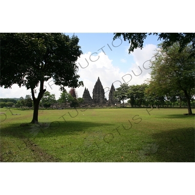 Grounds of Prambanan Temple Compound near Yogyakarta