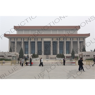 Chairman Mao Memorial Hall/Mao's Mausoleum (Mao Zhuxi Jinnian Tang) in Tiananmen Square in Beijing