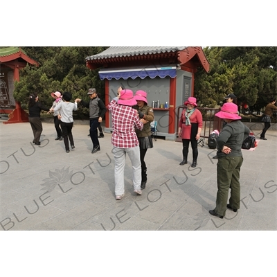 Dance Class near the North Gate of the Temple of Heaven (Tiantan) in Beijing