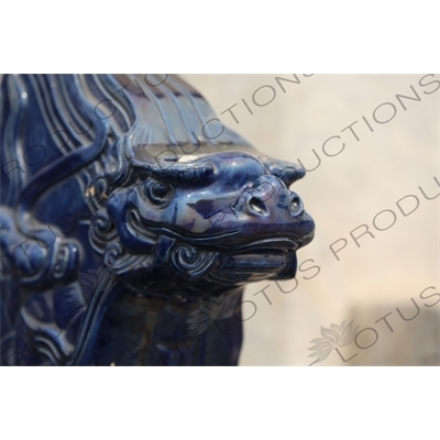 Glazed Dragon Wall Tiles in the Circular Mound Altar (Yuanqiu Tan) Compound in the Temple of Heaven (Tiantan) in Beijing