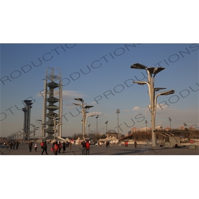 Linglong Pagoda/Tower (Linglong Ta) in the Olympic Park in Beijing