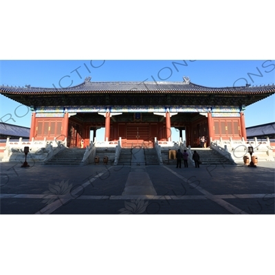 Gate of Prayer for Good Harvests (Qi Nian Men) in the Temple of Heaven (Tiantan) in Beijing