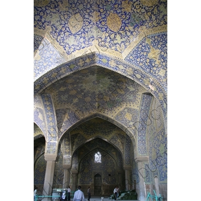 Prayer Hall of the Shah Mosque in Esfahan/Isfahan