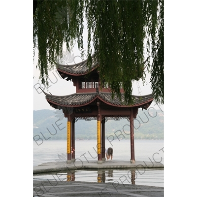 Jixian Pavilion (Jixianting) on West Lake (Xihu) in Hangzhou