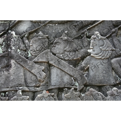 Sculptural Relief in Angkor Thom