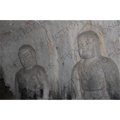 Buddhist Relief Carvings in Feilai Feng/Flying Peak Grottoes (Feilai Feng Shike) near West Lake (Xihu) in Hangzhou