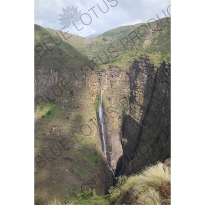 Waterfall in Simien Mountains National Park