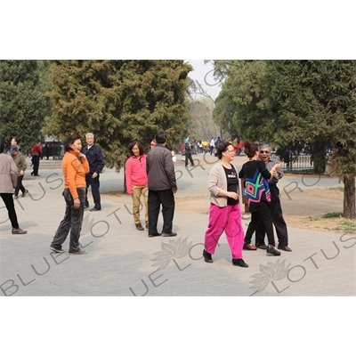 Dance Class near the North Gate of the Temple of Heaven (Tiantan) in Beijing