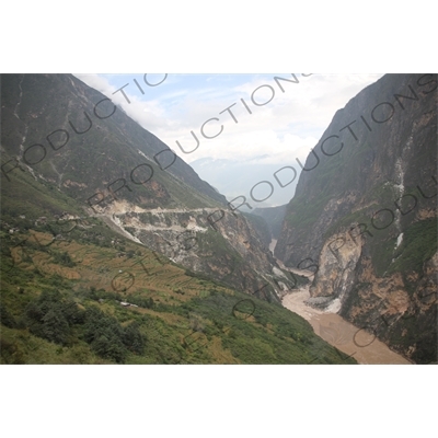 Jinsha River in the Tiger Leaping Gorge (Hu Tiao Xia) Scenic Area