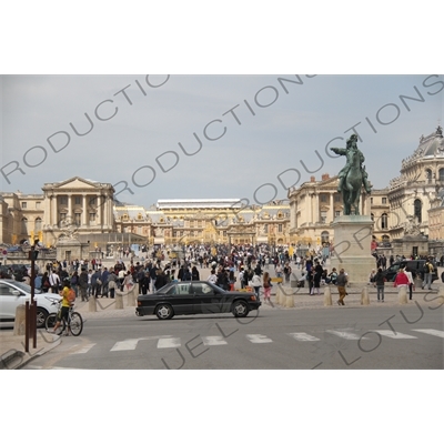 Palace of Versailles (Château de Versailles) in Versailles