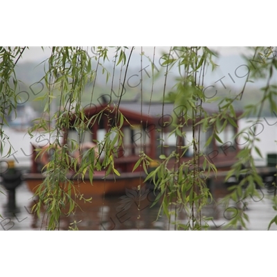 Boat on West Lake (Xihu) in Hangzhou