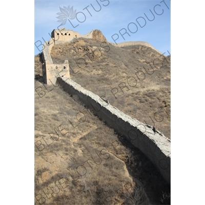 Shazi Building/Tower (Shazi Lou) and General Building/Tower (Jiangjun Lou) on the Jinshanling Section of the Great Wall of China