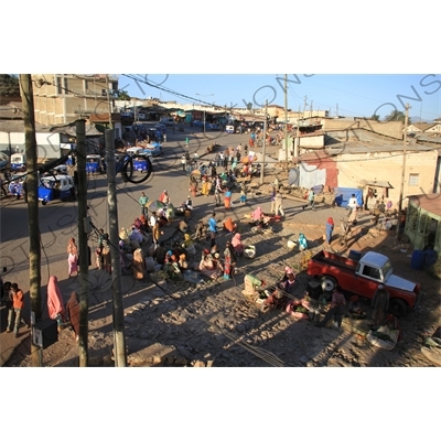 Street Vendors in Harar