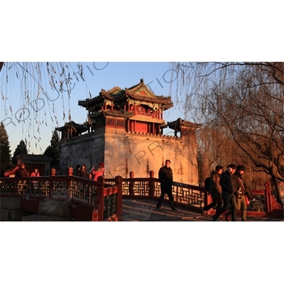 Tower of Literary Prosperity (Wenchang Ge) in the Summer Palace in Beijing