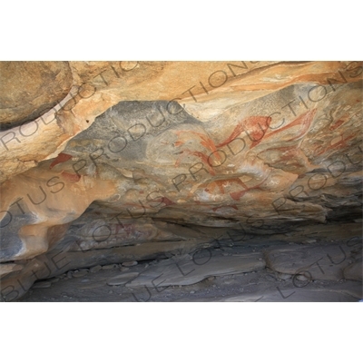 Prehistoric Cave Paintings in Laas Geel/Laas Gaal on the Outskirts of Hargeisa in Somaliland