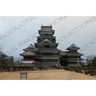 Keep (Tenshu/Tenshukaku) of Matsumoto Castle in Matsumoto