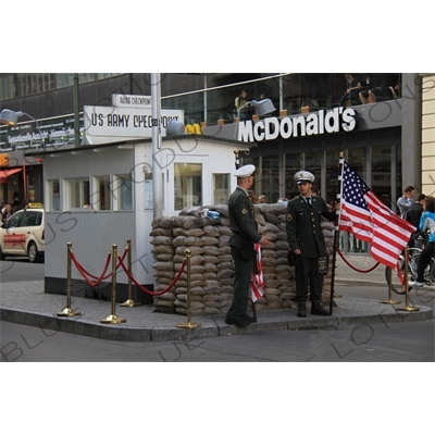 Cold War Era US Army Checkpoint in Berlin