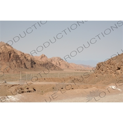 Mountains near the Tower of Silence/Dakhma in Yazd