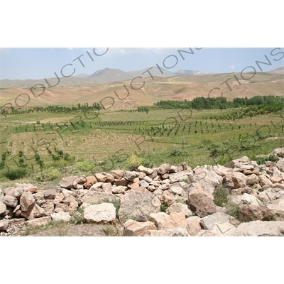 Ruined Buildings and Plains around Takht-e Soleyman