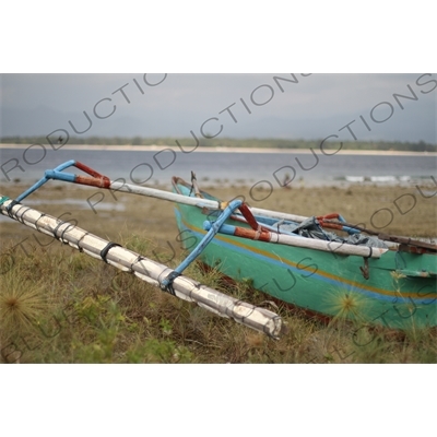 Outrigger Canoe on Gili Meno