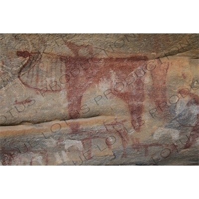 Prehistoric Cave Paintings in Laas Geel/Laas Gaal on the Outskirts of Hargeisa in Somaliland