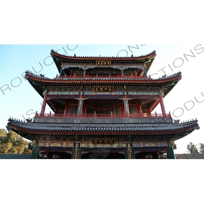 Theatre in the Garden of Virtue and Harmony (Deheyuan) in the Summer Palace in Beijing