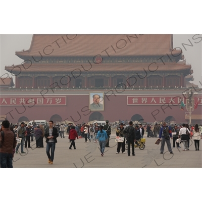 Gate of Heavenly Peace (Tiananmen) in Tiananmen Square in Beijing