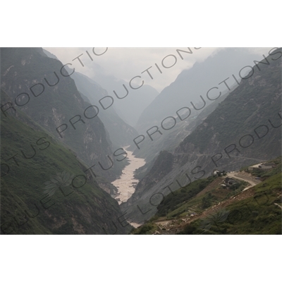 Jinsha River in the Tiger Leaping Gorge (Hu Tiao Xia) Scenic Area