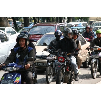 Traffic Jam in Jakarta