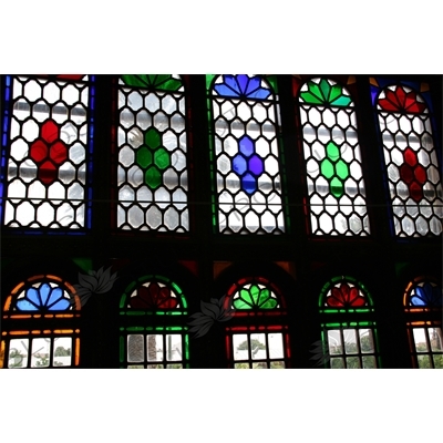 Stained Glass Window in Qavam in Shiraz