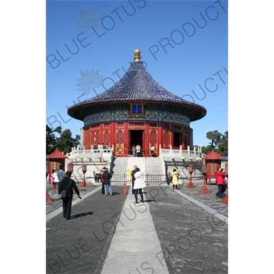 Imperial Vault of Heaven (Huang Qiong Yu) in the Temple of Heaven (Tiantan) in Beijing